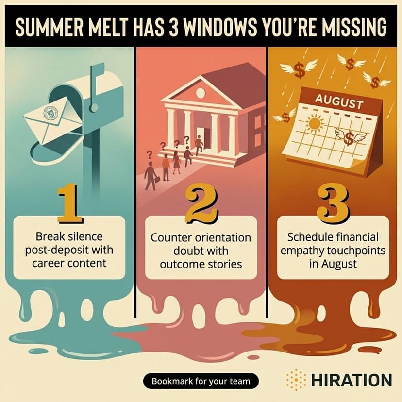 Reducing Summer Melt: 3 Risk Windows Most Admissions Teams Miss