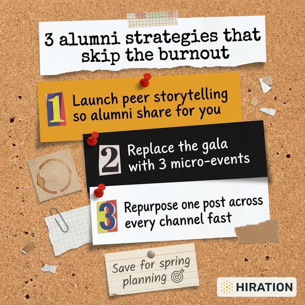 Alumni Engagement Strategies for Small Advancement Teams