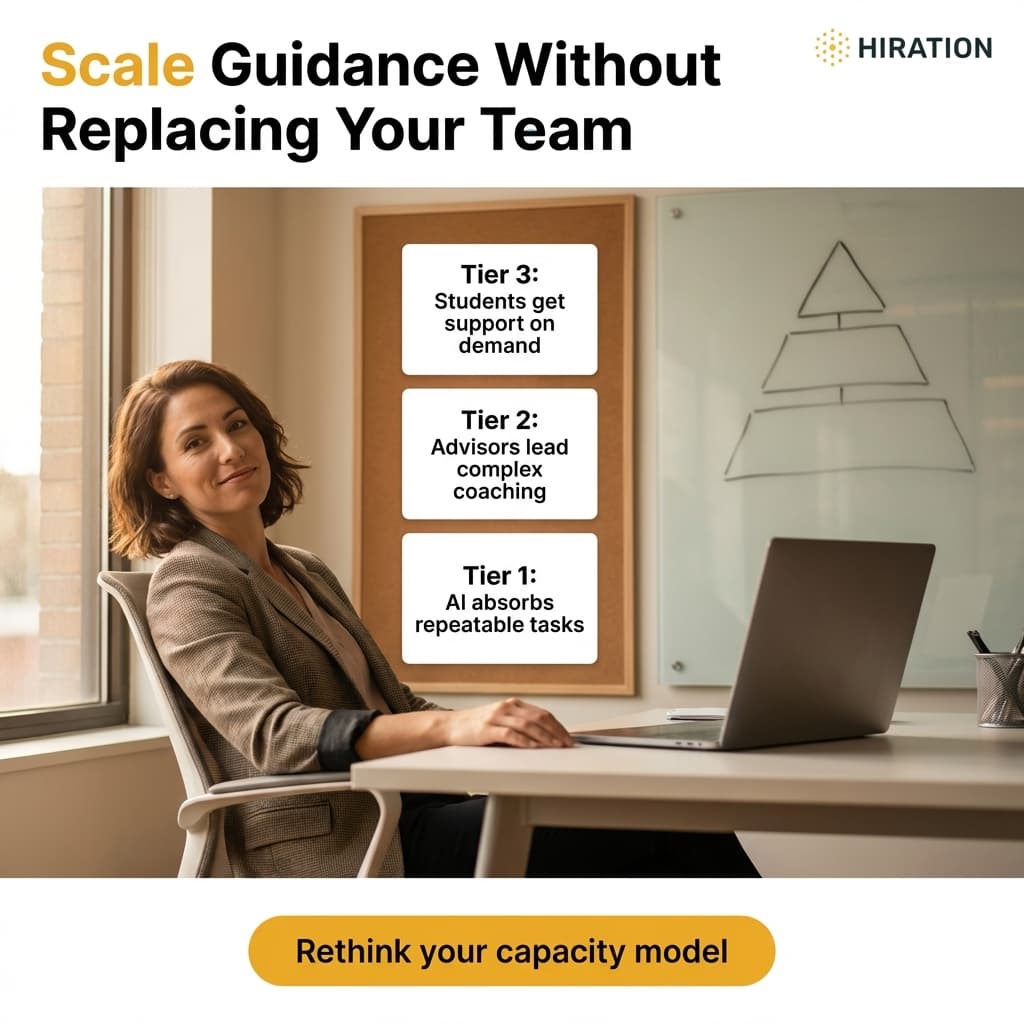 Scaling Career Guidance with AI: A 3-Tier Model